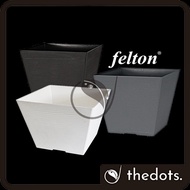 Diamater 45cm Felton Square Flower Pot 2494 Garden Deco / Pasu Bunga Berkebun Bonsai
