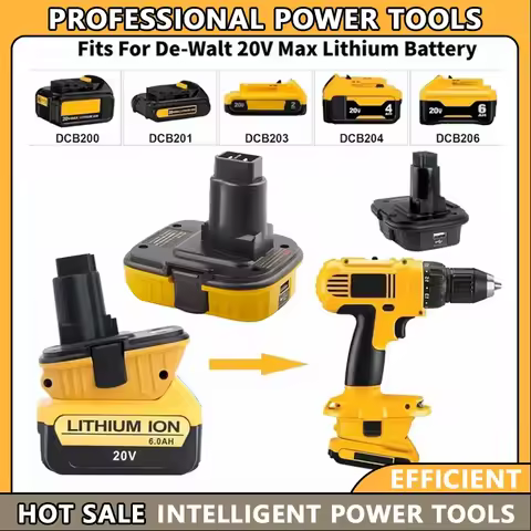 For Dewalt 20V Lithium Battery DC9096 DE9098 DE9096 for Dewalt 18V Tools Convert DCA1820 20V Battery