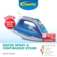 PowerPac Steam Iron with Ceramic Soleplate, Heavy Duty Iron, Non Stick Iron (PPIN2400)