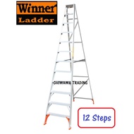 Winner 12 Steps Aluminium Single Sided TanglePruf Ladder Tangga Lipat