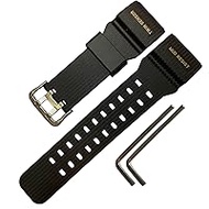 Natural Rubber Strap/Replacement Watch Band for Casio men's G-Shock Master of G Mudmaster Twin Sensor Sports Watch GG-1000/ GWG-100/ GSG-100 Series Watch Strap