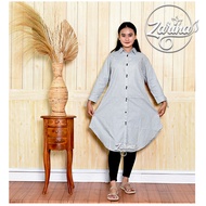 ZARINA LONG TUNIK / Atasan Outer Kemeja Premium / KEMEJA WANITA CARDIGAN atasan Batik Outer kimono B
