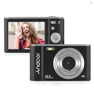 [topksg] Andoer Portable Digital Camera 48MP 4K 2.88-inch IPS Screen 16X Zoom Auto Focus Self-Timer 