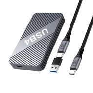40Gbps NVMe Enclosure,V VCOM M.2 NVMe SSD Enclosure, Aluminum Alloy External NVMe Enclosure Support 