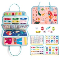 Baby Sensory Toys, 2 3 4, Toddler Travel Activity Educational Toys, Montessori Toys Suitable for Boy