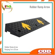 Rubber Ramp Arrow Rubber Mine 1 Meter Length 7cm Height 15 cm/