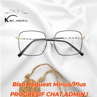 kacamata progresif / 9691 / kacamata berubah warna / kacamata progres - hitam gold