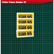 Sticker/Sriker Fuel Octane Number 95