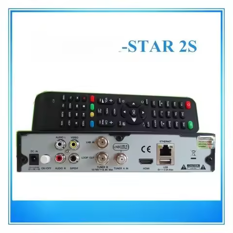 For Zgemma-Star 2S HD Satellite Receiver Twin Tuner DVB-S DVB-S2 Digital Satellite TV Decoder Media 