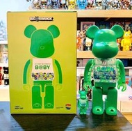 Image.台中逢甲店 BE@RBRICK BEARBRICK 400% 100% 2022澳門展限定 綠色千秋