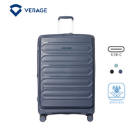 VERAGE-英國品牌 VERAGE 24061海軍藍 20"/25"/29"前開中開行李箱 (3個尺寸可供選擇)