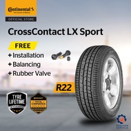 Continental CrossContact LX Sport CCLXSP R22 275/40 265/40 J LR (with installation)
