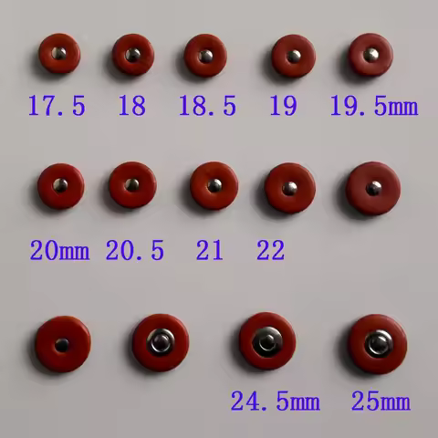 (30 Pieces/Lot) 17.5mm 18mm To 25mm Individual Saxophone Metal Pads In Saxophone Parts