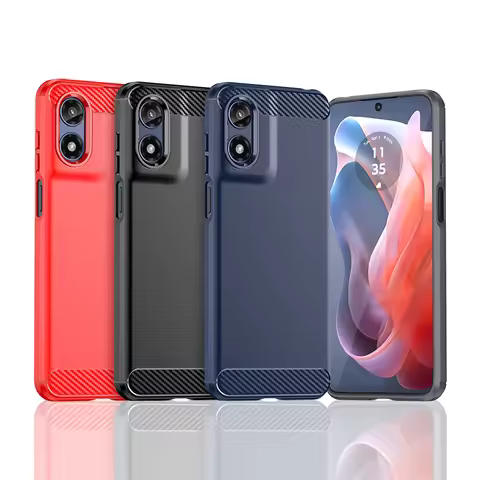 For Moto G Play 2024 Case For Motorola Moto G Play Cover Funda Coque Soft Silicone Brushed Shockproo