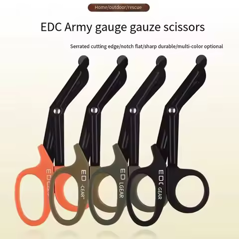 Medical Survival Scissors Paramedic Medical Rescue Scissors Gauze Tactical First Aid Scissors Trauma