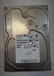 已使用 二手 硬碟 3.5" TOSHIBA 6TB HDD HD HARDDISK SATA 6TB 6Gb/s