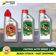 ORIGINAL ✅ CASTROL ACTIV SERIES 4T MINYAK ENJIN MOTOR ACTIV SCOOTER / ACTIV CRUISE / GEAR OIL / YAMA