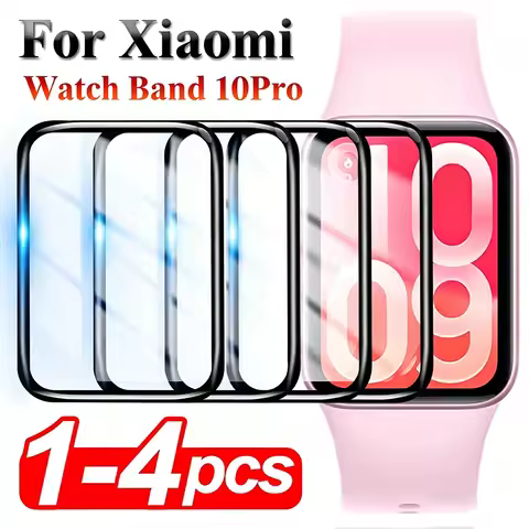Screen Protector For Xiaomi Mi Band 10 Pro/ 10 9D Curved Screen Protector Soft Ultra-HD Full Coverag