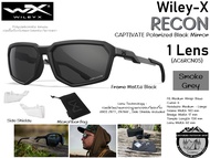 Wiley-X RECON 1 Lens {CAPTIVATE Polarized Black Mirror lenses }{AC6RCN05}#แว่นตารุ่นใหม่ล่าสุด New20