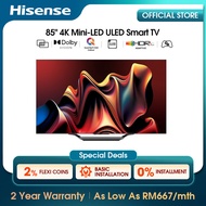 [FREE INSTALL] Hisense (55"/65"/75"/85") Mini-LED Pro / 144Hz / QLED / Dolby Atmos 4K Smart TV / Tel