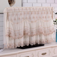LCD TV cover 42 hanging 50-inch fabric 70 European 58 cover towel 32 lace 60 TV cover dust cover 55