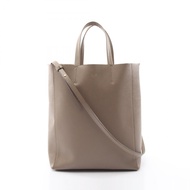 【二手】Celine CELINE Tote Bag Vertical Small Cabas 2WAY Greige Leather Vertical Cabas Small Women's Use