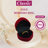 Gold 916 1C Ring Cincin Mordern (2.54G) Emas 916 Original Jewellery