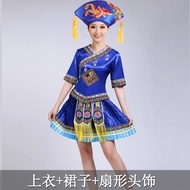 Miao Costume Female Minority Performance Costumes Yi Guangxi Zhuang March 3 Yao Dance Dong Costume