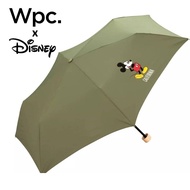 ร่ม Wpc. © × mickey mouse ร่มกันฝน ร่มกันแดด Folding Umbrella สีเขียว (50 cm) Clutch Bag Type