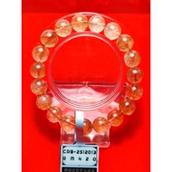 【818泰国佛牌】紅发晶 水晶手串 Red Rutilated Quartz Bracelet CRB-2512013