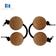 Shaker 2 Pairs Cork Kashaka Shaker Asalato Ball Instrument Percussion Instrument Classical African B