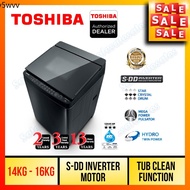 Mesin basuh auto 10kg Mesin basuh manual Mesin basuh 10kg ♪*FREE SHIPPING* Toshiba 14kg / 15kg / 16k