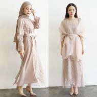 Ophelia Dress by NAMELIS - Luxurious Tile Brocade Party Dress for Engagement, Pre-Wedding, Eid al-Fi