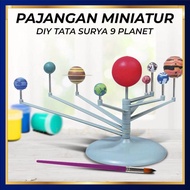 Diy Miniature Display of Solar System 9 Planets Solar System Planetary 2135