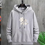 BK959-LONG LONG-Sleeved Hoodie Comfortable Fabric Polyester Loose Fit Suitable For All Genders. Bag 