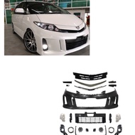 Estima 2012 ACR50 front bumper + fog light grille head lamp lip skirt body kit bodykit TOYOTA ACR 50 Facelift Modellista