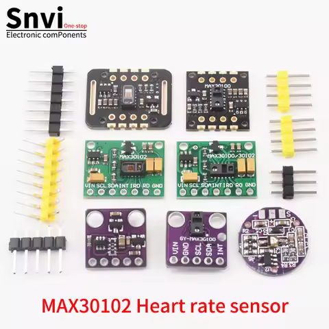 Snvi MAX30102 MAX30100 Heart rate Sensor Module Puls detection Blood oxygen concentration test For A
