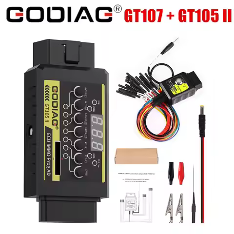 GODIAG GT107 DSG Gearbox Adapter with GT105 II IMMO Prog AD For DQ250, DQ200, VL381, VL300, DQ500, D