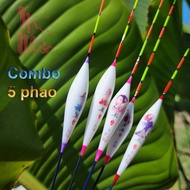 Combo of 5 beauty fishing floats Beautiful colors and patterns P1 ka6b5678