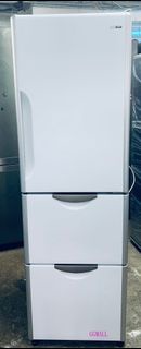 二手雪櫃 冰箱 __ 高身/可自動制冰/ 三門雪櫃 Fridge refrigerator __ 173cm高 (( hitachi )) 白色雪櫃 )) 包送貨