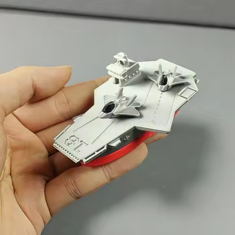 Mini Magnetic Aircraft Carrier Model That Can Be Opened and Closed to Accommodate the Fujian Ship J-