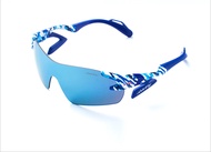 AIRFLY AF-301 C-4 Mirror Lens Sunglasses - Blue Camouflage