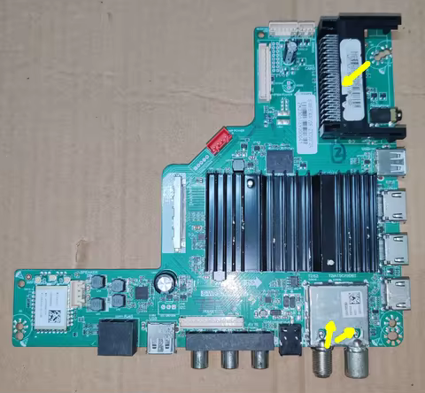 S-WEB74W-V09 4K WiFi network TV motherboard, tested, physical photo FOR 1.5g+8G Memory 2 different t