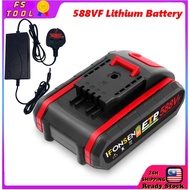 IFONSEN 588VF Lithium Li-ion Battery Cordless Drill Battary Reciprocating Saw Rechargeable Cycles Ba