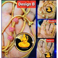 1 gram gold plated thali kodi(Ready stock)