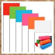 [K U Y G] 120Pack 6 Color Marking Flags 15x4x5" Yard Flags Lawn Flags Markers Landscape Flags