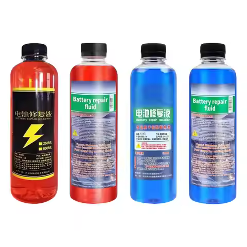500ML Car Battery Repair Liquid Solution Battery Acid Solution For Battery Renewal Acid Battery Rest