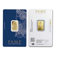 [special price] 5 gm gold bar pamp suisse lady fortuna 999.9 purity