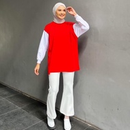 Kaos Oversize Merah Putih Merdeka Kanaka 17 Agustus Atasan Wanita Big