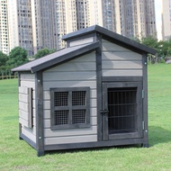 Outdoor Indoor Rainproof Sunscreen Anticorrosive Dog House Kennel Dog Cage Dog House Dog Villa Large, Medium and Small D